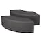 Regency Ottomans, 58 W, 19 H, Vinyl, Grey N6265GY2PK - alternate 4